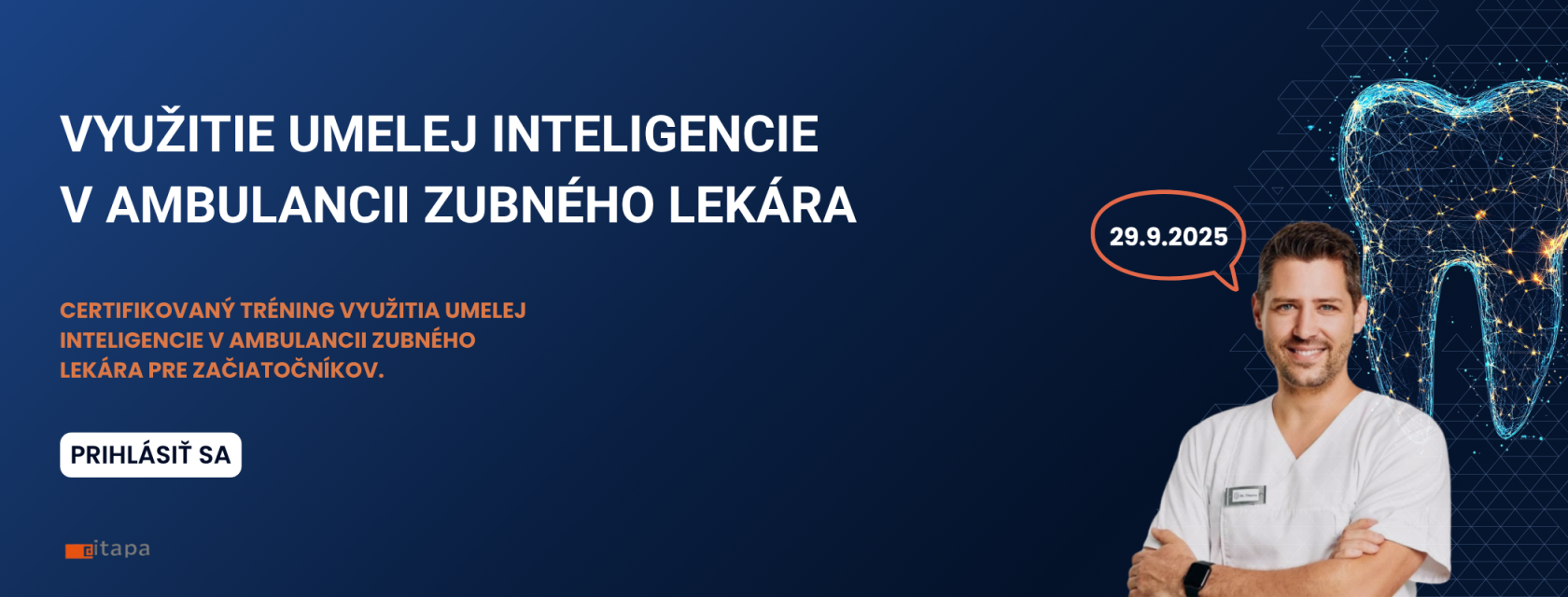 CERTIFIKOVANÝ TRÉNING: Využitie umelej inteligencie v praxi zubného lekára 